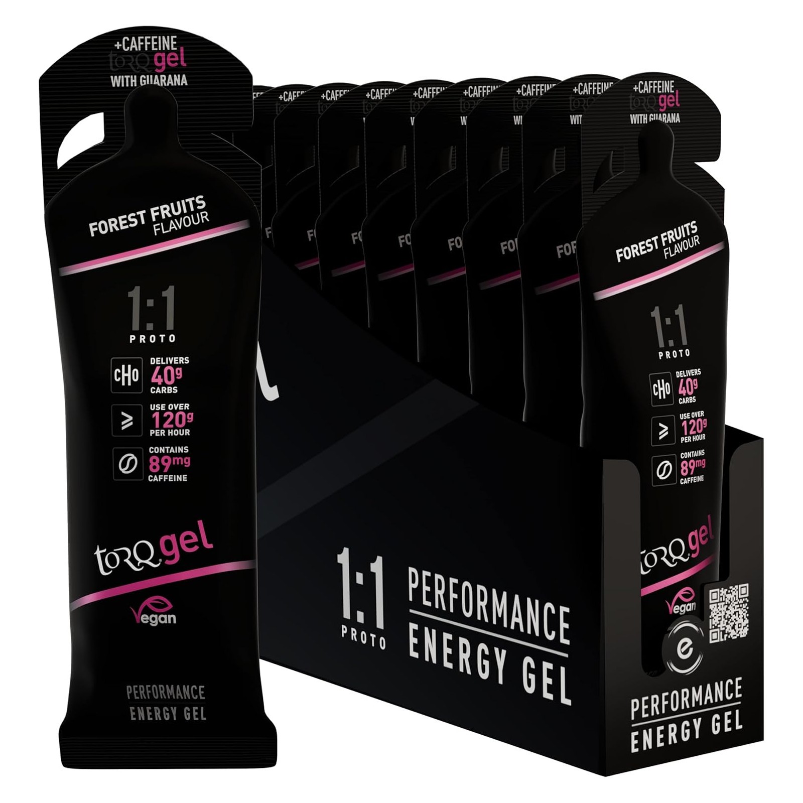Torq Proto 1:1 Energy Gel 12 Pack - Naked - Image 4