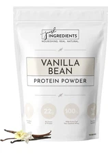 Just Ingredients Vanilla Protein Powder | 22g Protein 15 Servings Grass-Fed Whey
