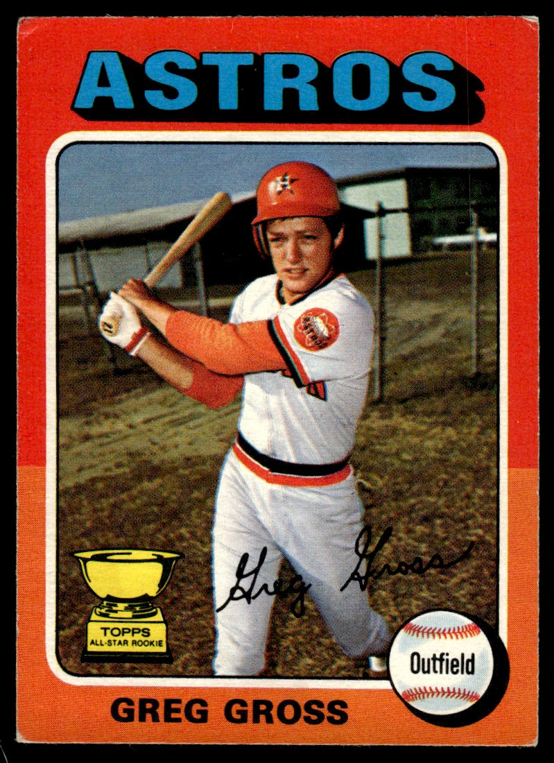 1975 O-Pee-Chee Greg Gross Rookie Houston Astros #334