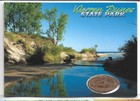 Laminated Card featuring Elongated Penny WARREN DUNES STATE PARK Sawyer MI — photo 1