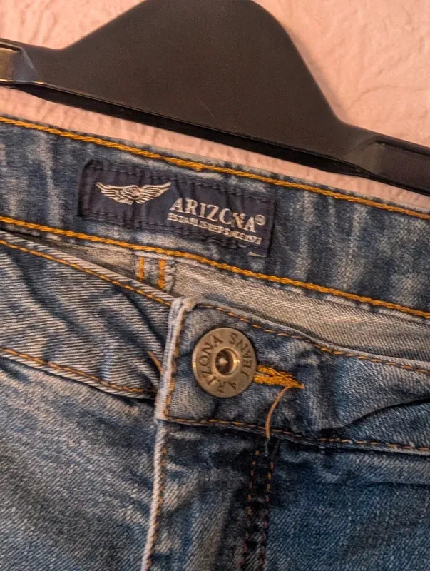 Arizona Jeans Womens UK 22 Blue Straight Leg Denim image 2