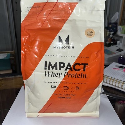 Myprotein Impact Whey Protein Powder, 2.2 Lbs. (vanilla Ice Cream)exp 5/26
