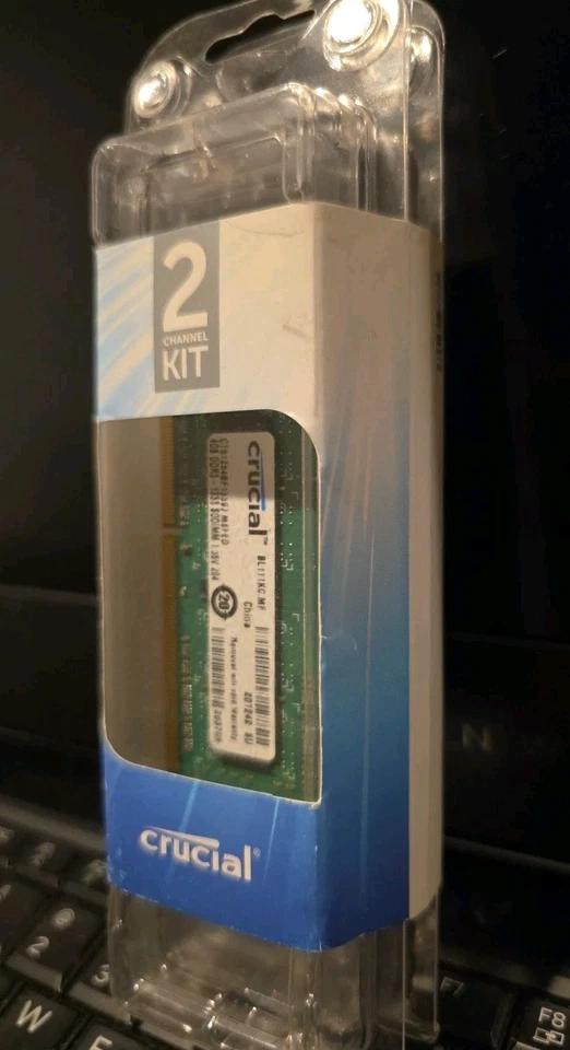 CRUCIAL 8GB Kit (2 x 4GB) DDR3 1333 MHz PC3-10600 1.35V Laptop RAM SODIMM Memory - Image 3 of 4