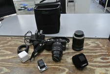 Olympus PEN Lite E-PL5 Black 16.5 MP DSLR 14-42,40-150 2 Lenses kit