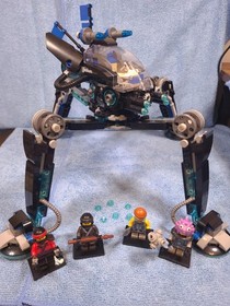 LEGO Ninjago 70611 Water Strider NEAR COMPLETE + ALL FIGURES READ DESCRIPTION