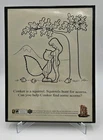 Framed Authentic Nintendo 64 Conker's Bad Fur Day Ad. Read!