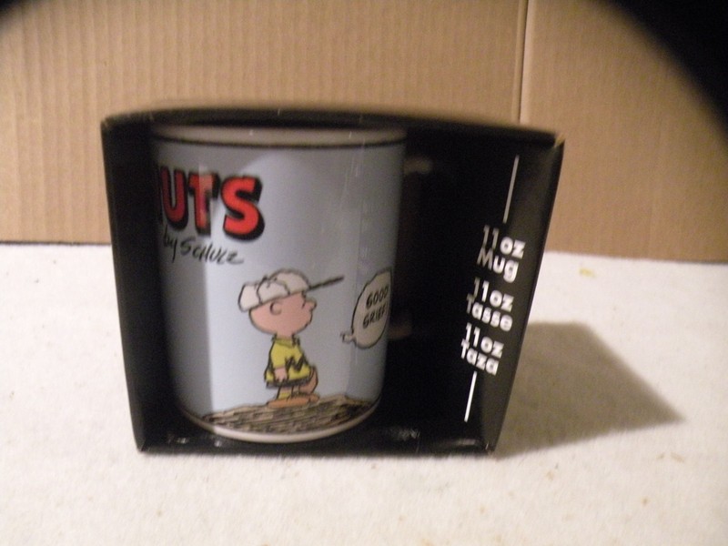 PEANUTS CHARLIE BROWN ''GOOD GRIEF'' 11OZ COFFEE MUG NEW IN BOX