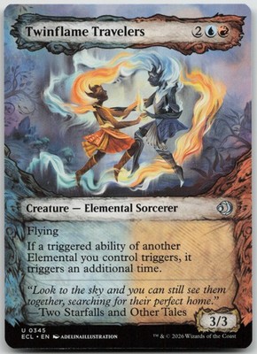Twinflame Travelers (Showcase) Lorwyn Eclipsed 345 NM U
