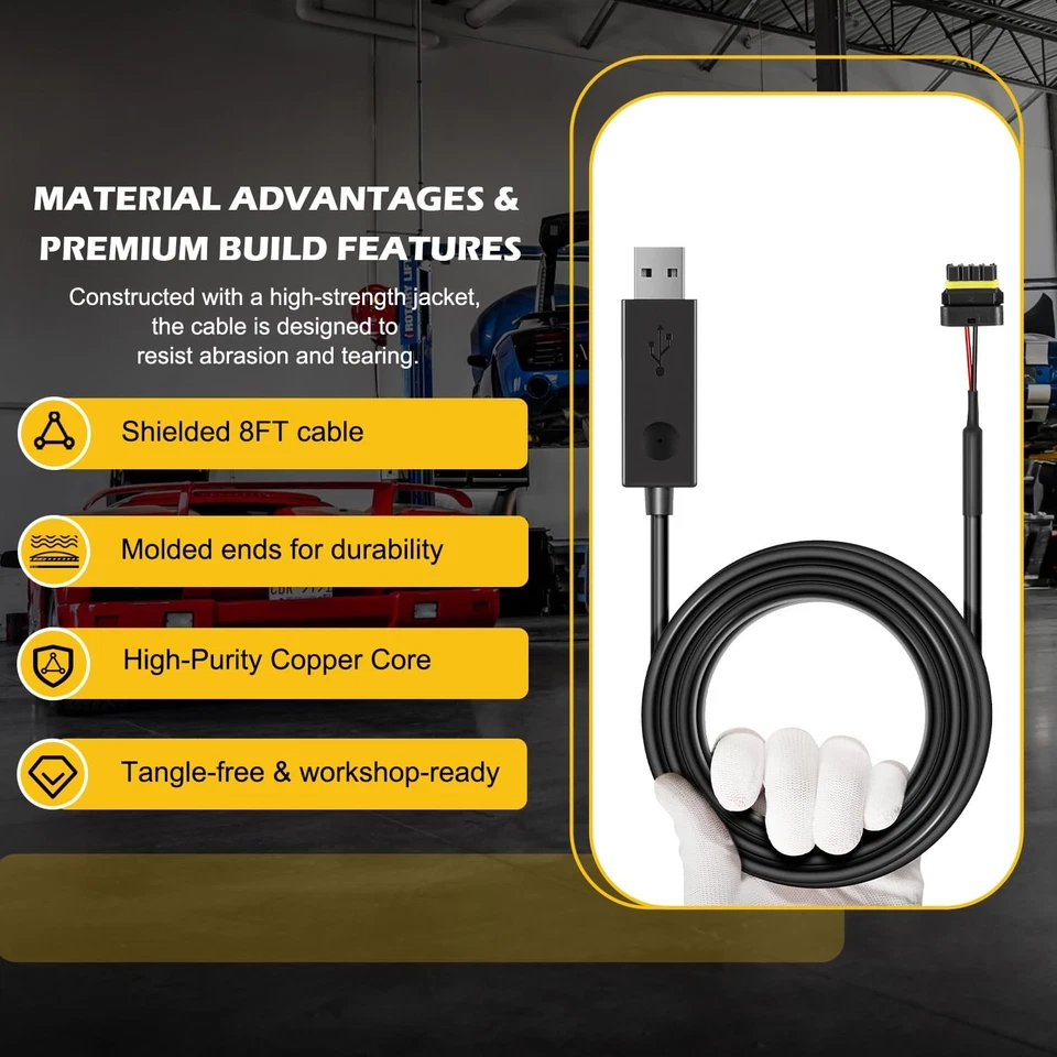 558 443 para Holley EFI Sniper EFI Terminator X Can a USB Cable de comunicación Foto 3 de 4