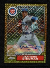2022 Series 2 1987 Topps Chrome Silver Pack Mojo /99 Marcus Stroman Auto 0r8j