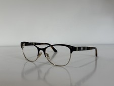 Versace MOD. 1233-Q 1344 Cat Eye Havana Brown Medusa Eyeglasses Frame 53 17 140