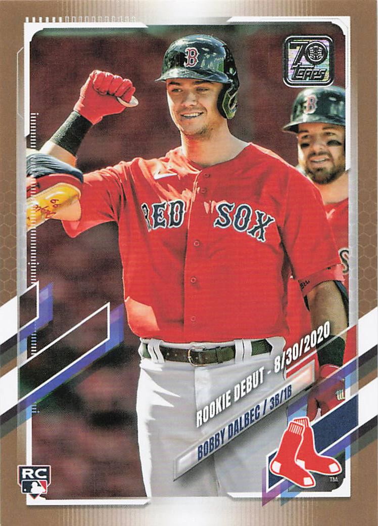 Bobby Dalbec - 2021 Topps Update - Gold /2021 - #US212 - Red Sox (RC)