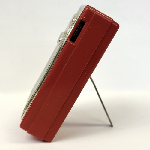 Vintage Red MOTOROLA Six Transistors Radio Stand Model X11R MCM Tested Works - 第 2/7 張圖片