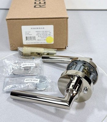 Baldwin Reserve Tube Privacy Door Lever Set in Polished Nickel - PVTUBCRR055
