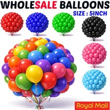 5" inch small latex balloons WHOLESALE party birthday 100 PCS wedding decoration
