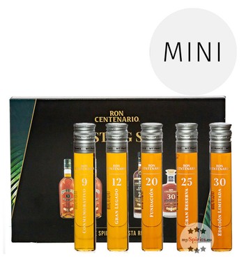 Ron Centenario Tasting Set Rum-Probierset / 40 % Vol. / 5 x 0,05 Liter in GB