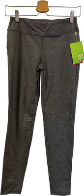 Popular Basics Women's Size S Leggings Grey Lightweight Stretch Moisture-Wicking