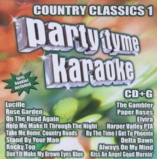 Party Tyme Karaoke - Country Classics 1 16-song CD G 
