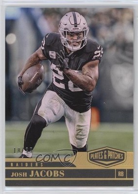 2023 Panini Plates & Patches Gold 18/35 Josh Jacobs #81 8mm