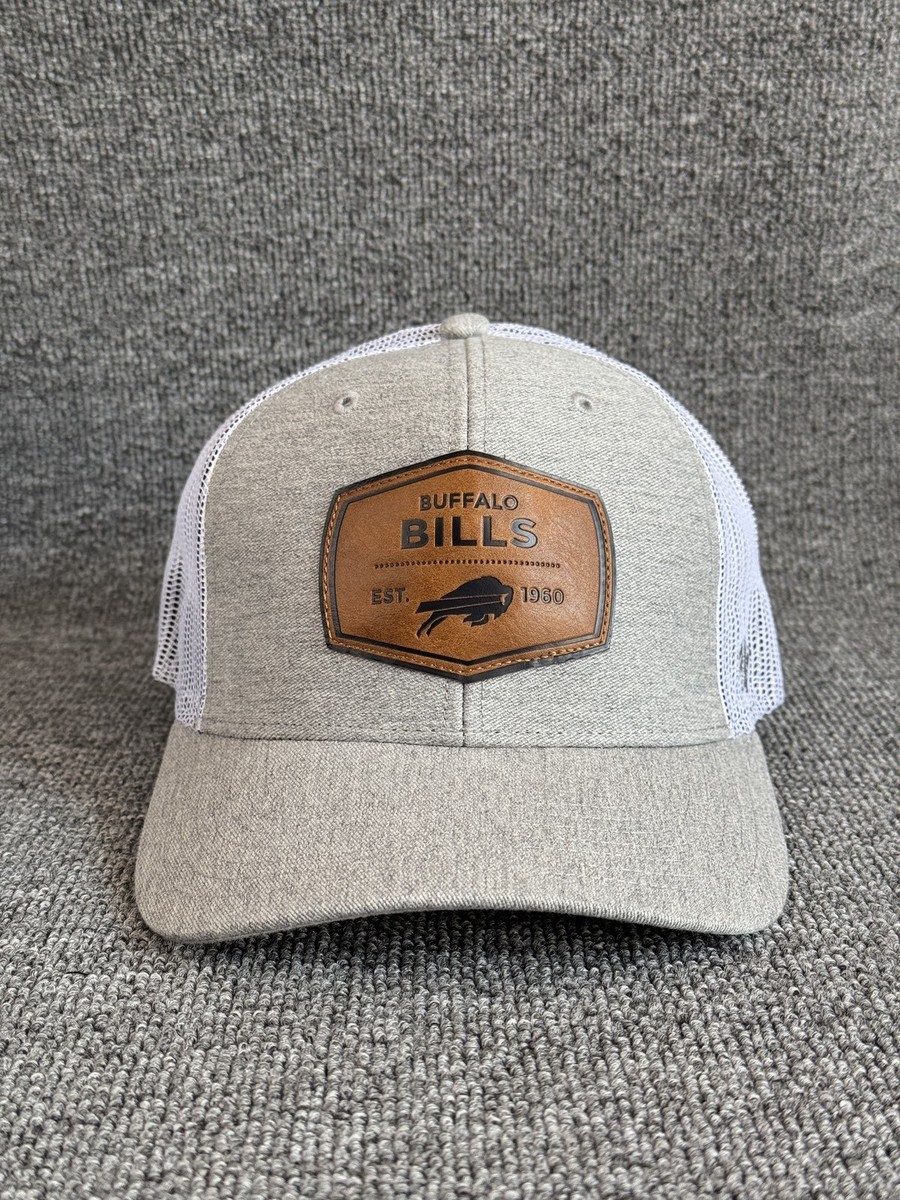 '47 Brand Buffalo Bills Trucker Snapback Gray White OSFA Retro Hat