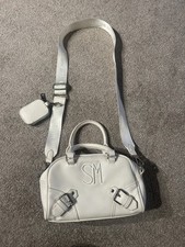 Steve Madden Gray Satchel Crossbody Bag