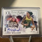 GABBY WILLIAMS 2025-26 IMPECCABLE WNBA CANVAS CREATIONS STORM AUTO /99