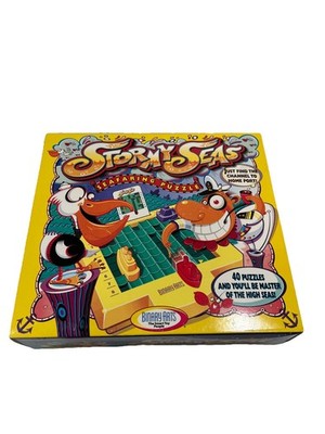 1997 Binary Art Stormy Seas Brainteaser Seafaring Puzzle Strategy Game New!