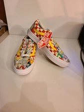 SpongeBob Custom Vans Old Skool Size W 7 M 5.5 New With Tags Made In 2021