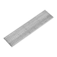 10pcs 3mmx100mm Toys Shaft Round Rod Axles Drive Shaft Iron Shaft, Silver