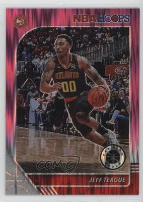 2019 Panini NBA Hoops Premium Stock Pink Flash Prizm 7/25 Jeff Teague #115 13oq