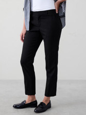 Banana Republic Mid Rise Ryan Curvy Stretch Ankle Pants Black Size 2 NWT RT 100
