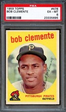 BB - 1959 Topps - #478 - Bob Clemente - PSA 6 - EX-MT