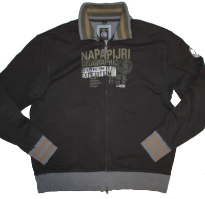 NAPAPIJRI Sweatshirt Jacke Herren Pullover Gr. 2XL Sweatshirtjacke