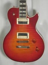 Godin 042609 Summit Classic Supreme Ltd Cherry Burst Flame W/ Lollar El Rayo