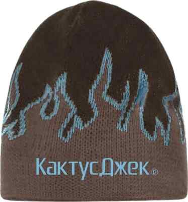Cactus Jack Russian Font Flame Beanie