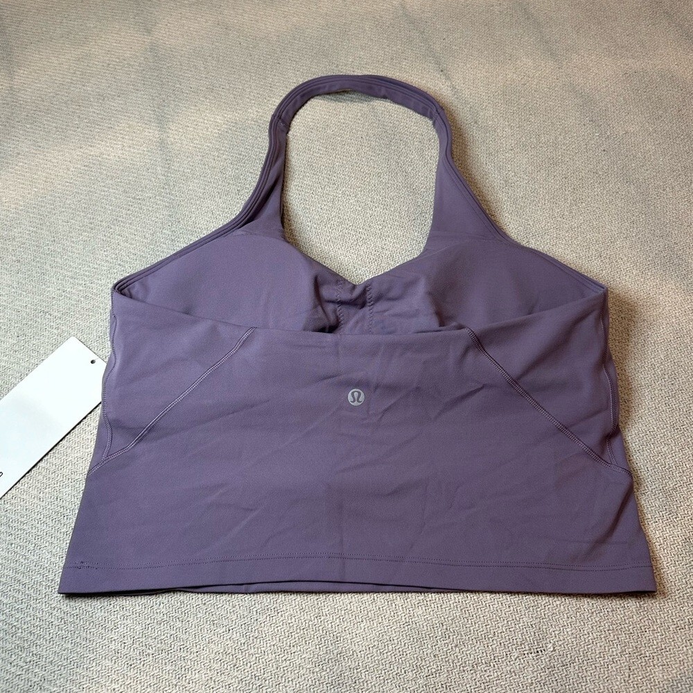 Lululemon Women’s Align Halter Tank Top Size 12 NWT $78 Purple Ash Rare image 4