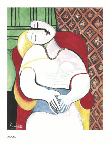 Pablo Picasso “The Dream” Signed & Hand-Numbered Ltd Ed Print (unframed) - Picture 2 of 2