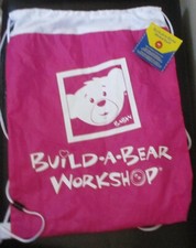 Build A Bear Workshop Pink Carry Bag Front or Back NEW