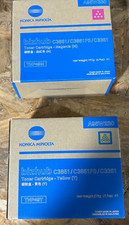Lot of 2 Konica Minolta Toner Set bizhub C3851 A95W230 A95W330 Magenta Yellow