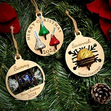 Personalized Candy Holder for Lindt Kisses Ferrero Christmas Ornaments Xmas Ball