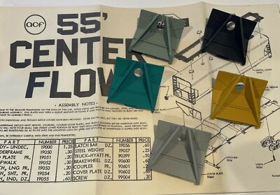 Athearn HO 55' ACF Covered Hopper Car Parts - Part #19051 End