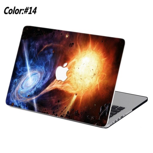 Sky Galaxy Pattern Painted Rubberized Hard Case KB Cover For New Macbook Pro Air - Picture 24 of 34
