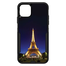 OtterBox Commuter for Apple iPhone (Pick Model) Eiffel Tower Paris Night
