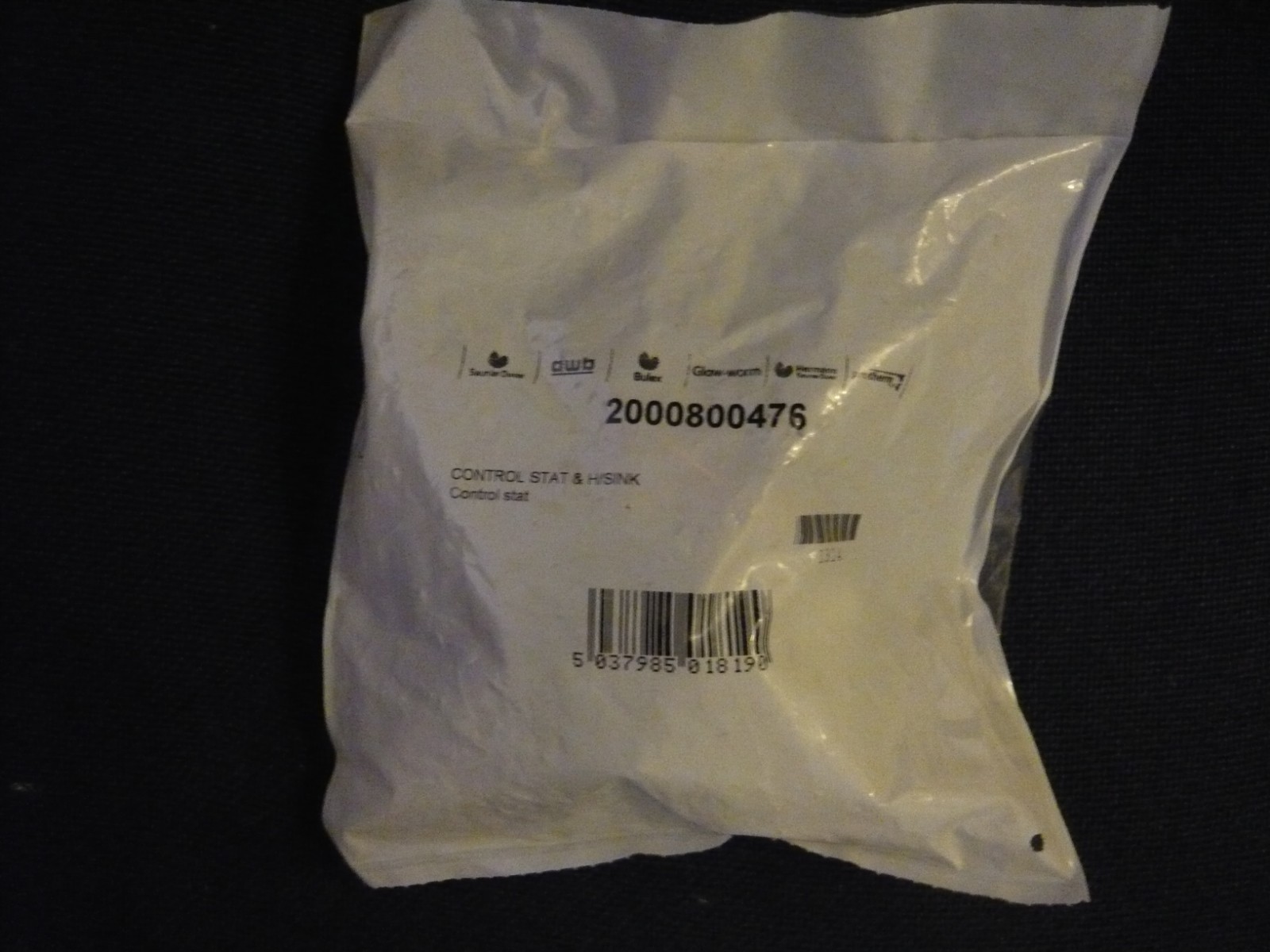 GENUINE GLOWWORM ENERGYSAVER  BOILER THERMOSTAT 2000800476 800476 5PIN