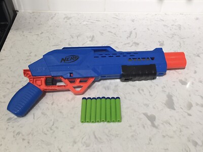 Nerf Alpha Strike Big Cat DB-2 Blaster Dart Gun And 8 Darts | eBay