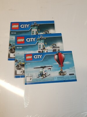 Lego City Prison Island Set 60130 Manuals Instructions Books ONLY 2 3 5 