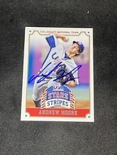 Andrew Moore 2015 Panini USA Stars & Stripes #7 Seattle Mariners Signed Card