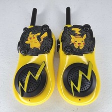Pokemon Nintendo eKids Pikachu Long Range Walkie Talkies 2018 PK-210Pi Tested