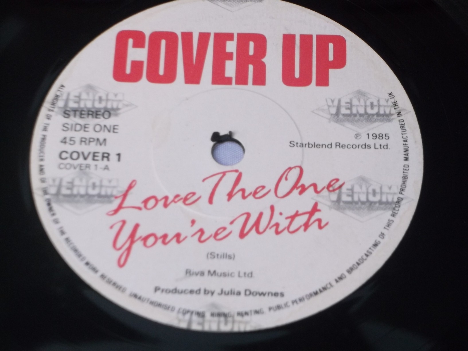 Cover Up:  Love the one you're with   1985   7