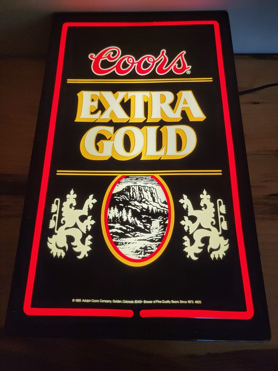 Coors Light beer ランプ 1985年 ビンテージ Coors Light beer ランプ